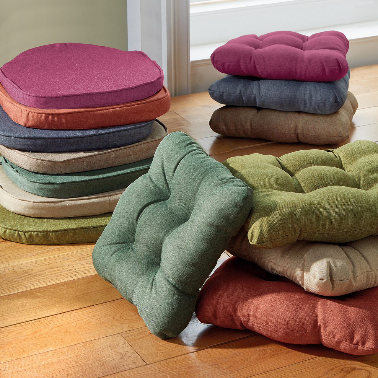 Sage Foxcote Buttoneffect Seat Cushion Scott's of Stow