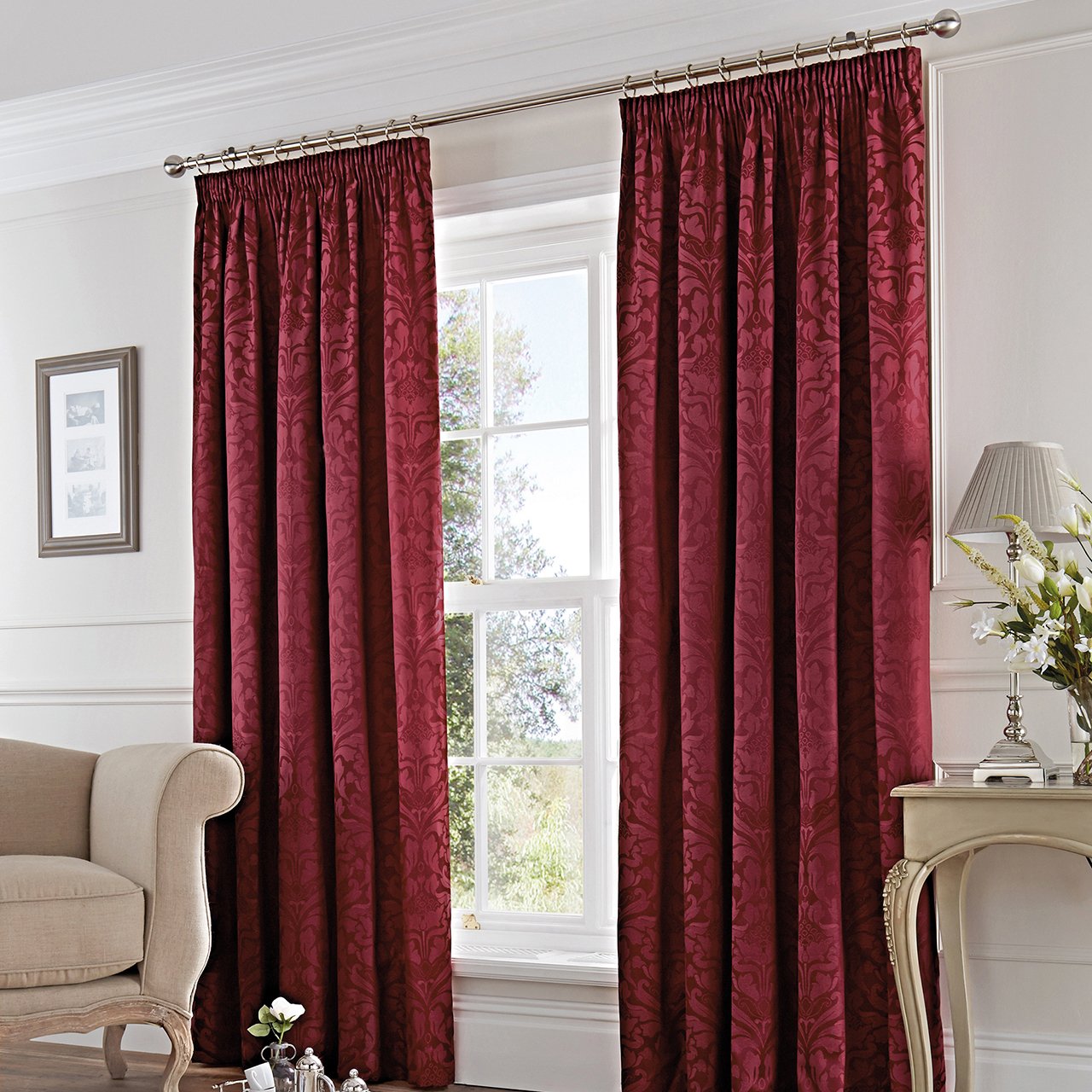 Damask Curtains