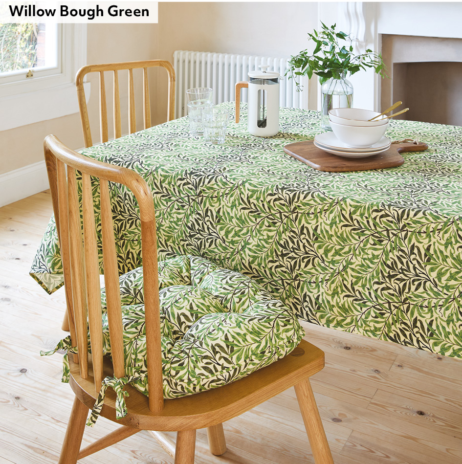 William Morris Coated Tablecloth