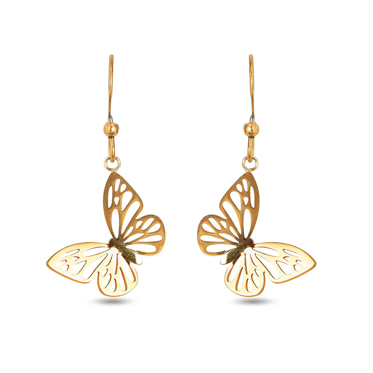 Butterfly Pendant and Earrings Set