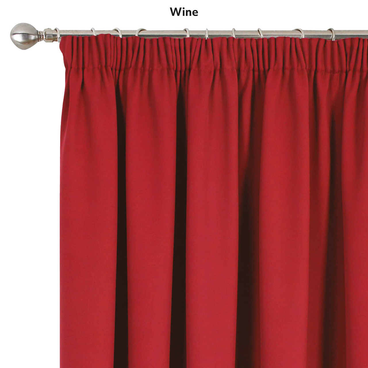 Woven Blackout Pencil Pleat Curtains