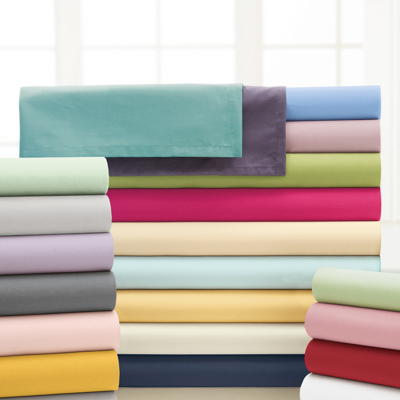 Double | 200-Thread Count Percale Fitted Sheet | Scott's of Stow
