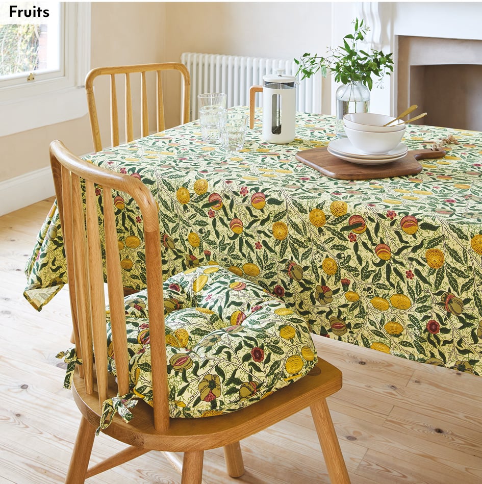 William Morris Coated Tablecloth