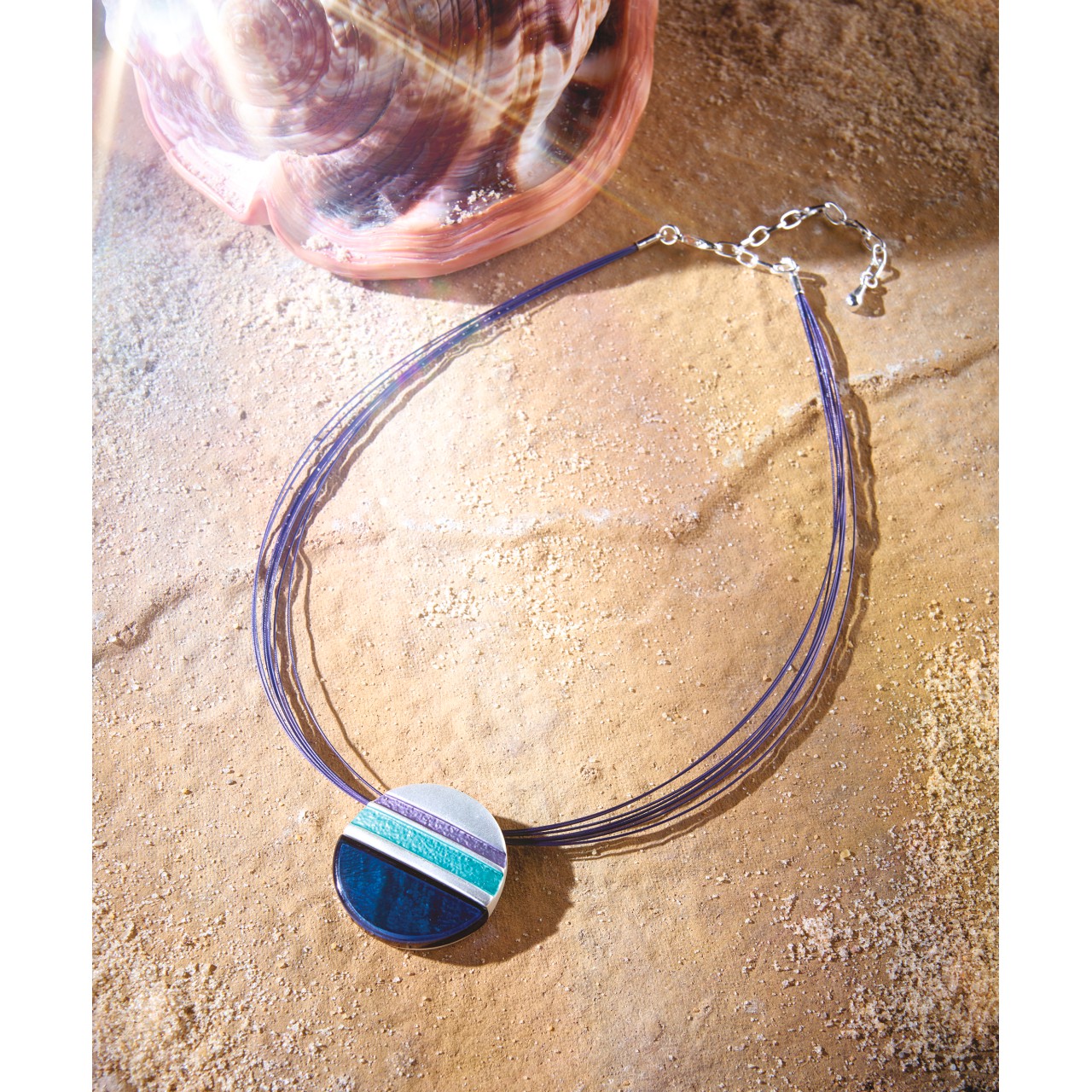 Blue Horizon Collar Pendant