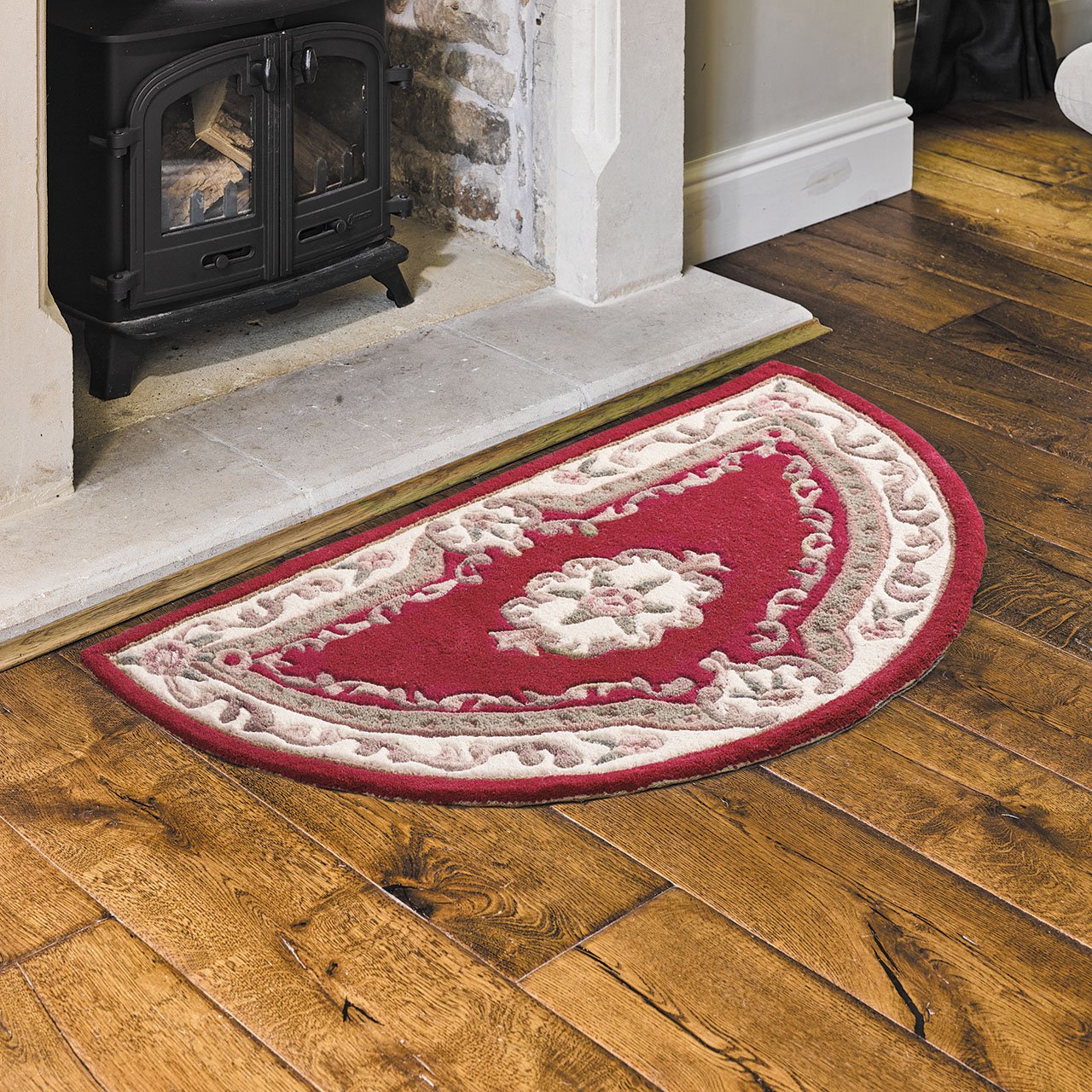 Traditional Hand Tufted and Sculpted Pure Wool Rug