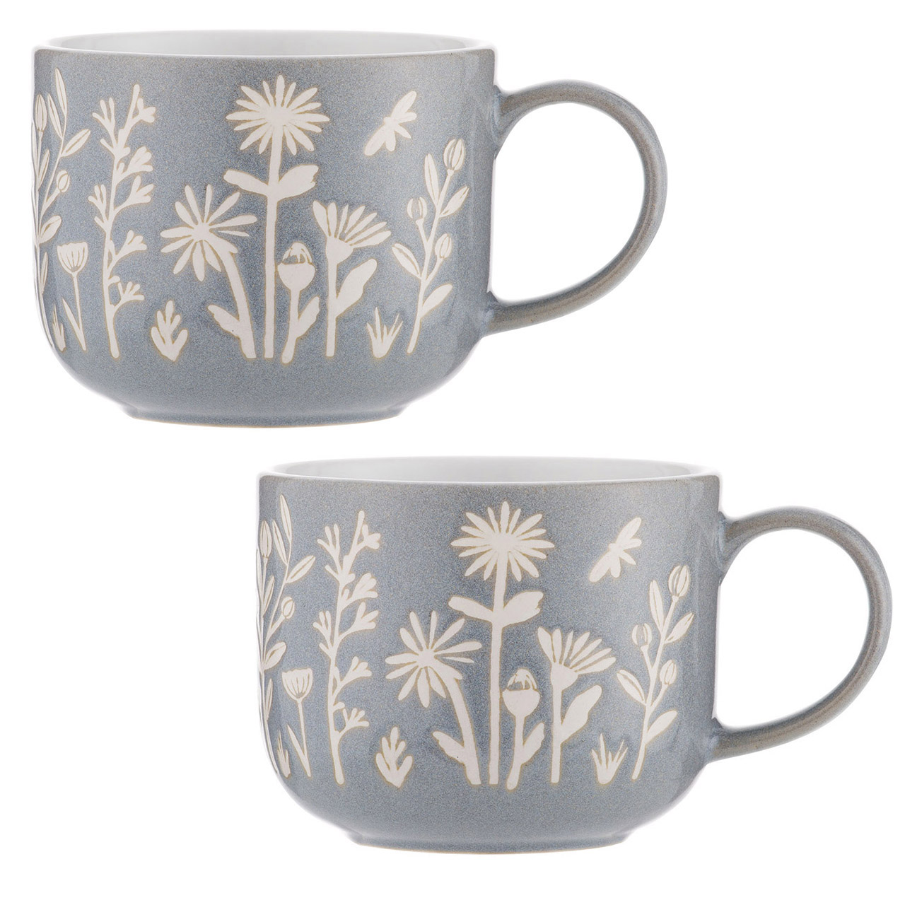 Wildflower Mugs - Set of 2