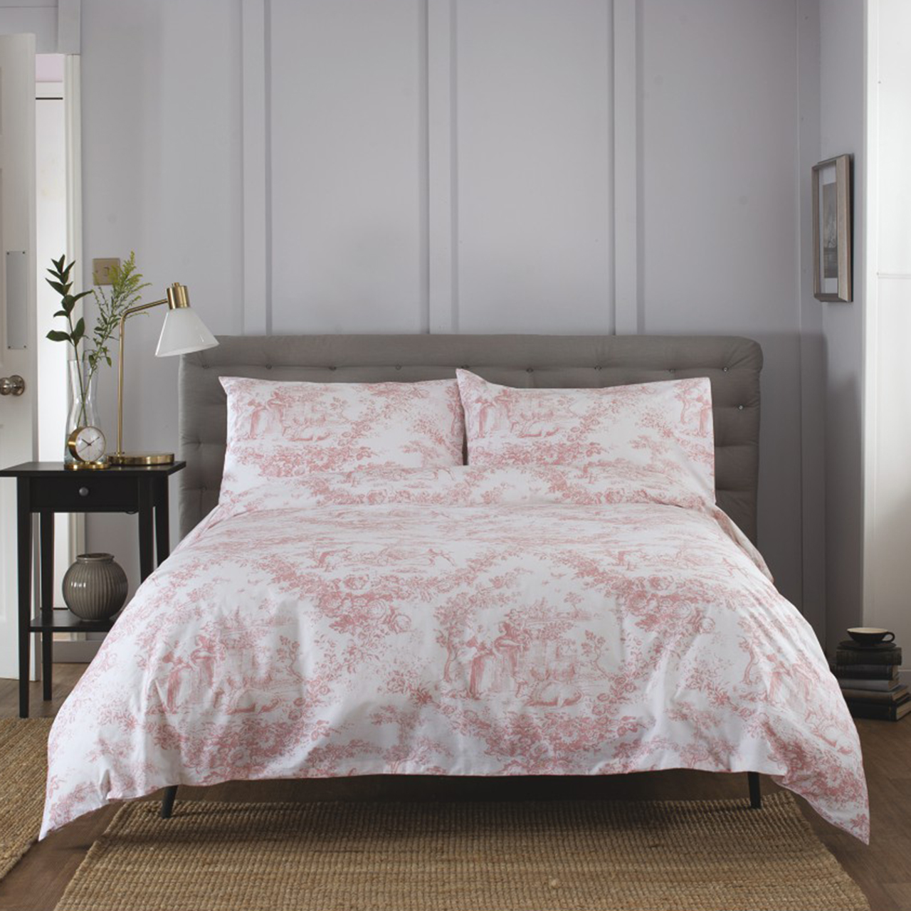 King | Toile-de-Jouy Duvet Cover | Scott's of Stow