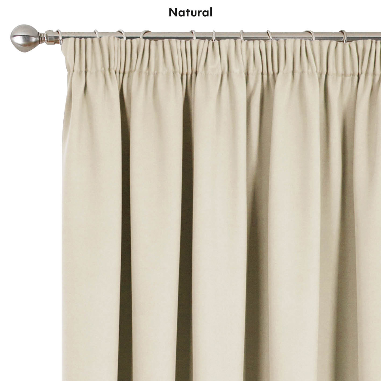 Woven Blackout Pencil Pleat Curtains