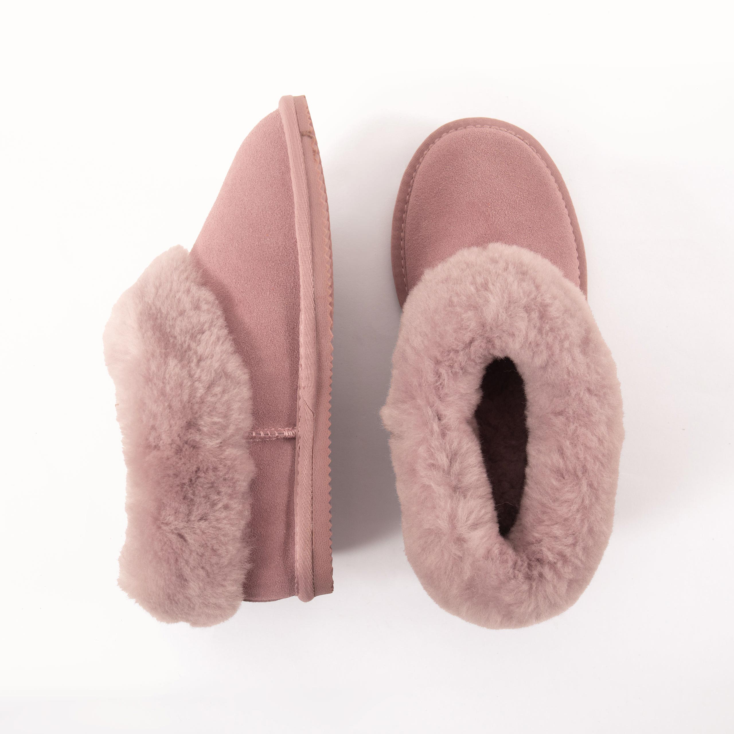 Womens Short Sheepskin Slipper Boot