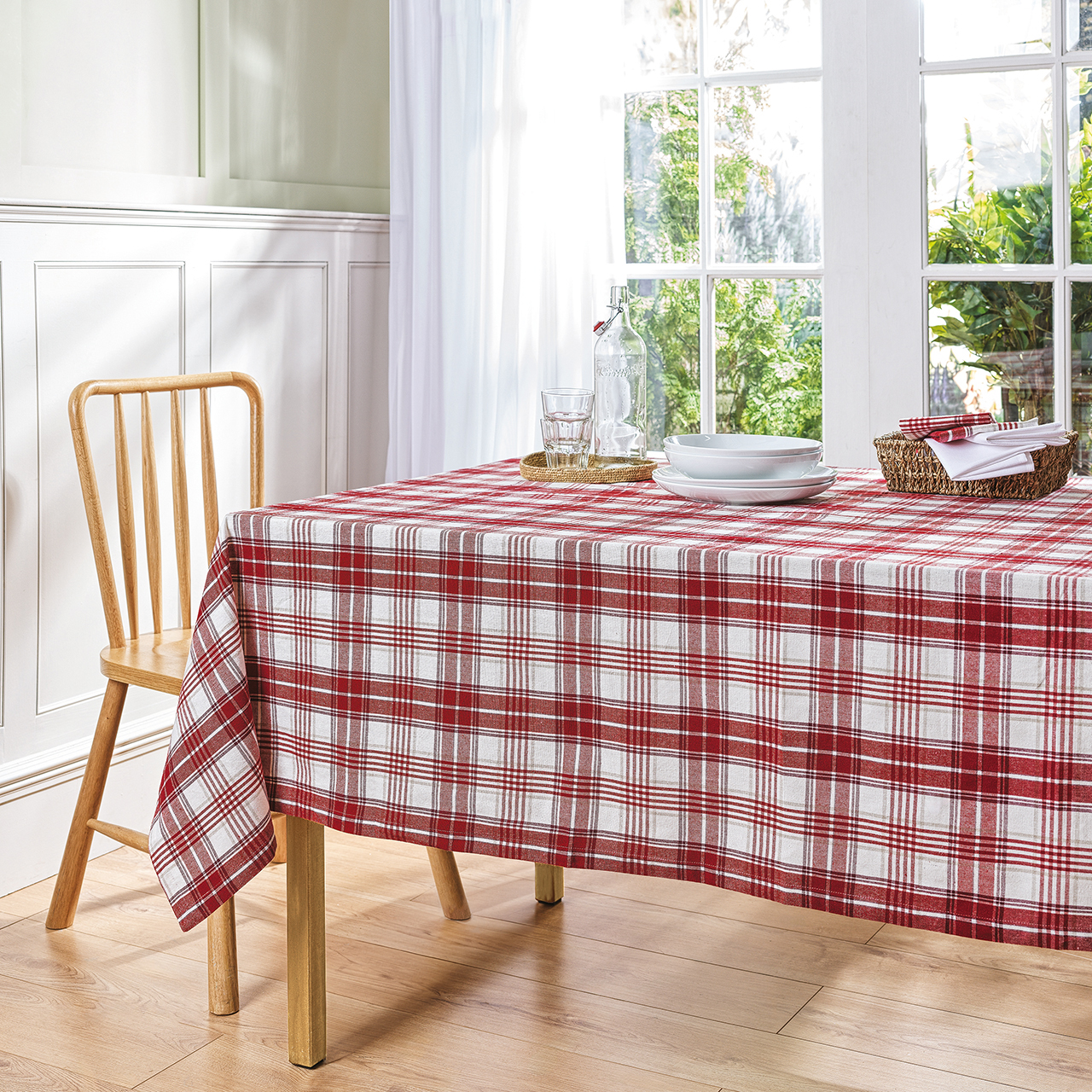 Langley Check Tablecloths