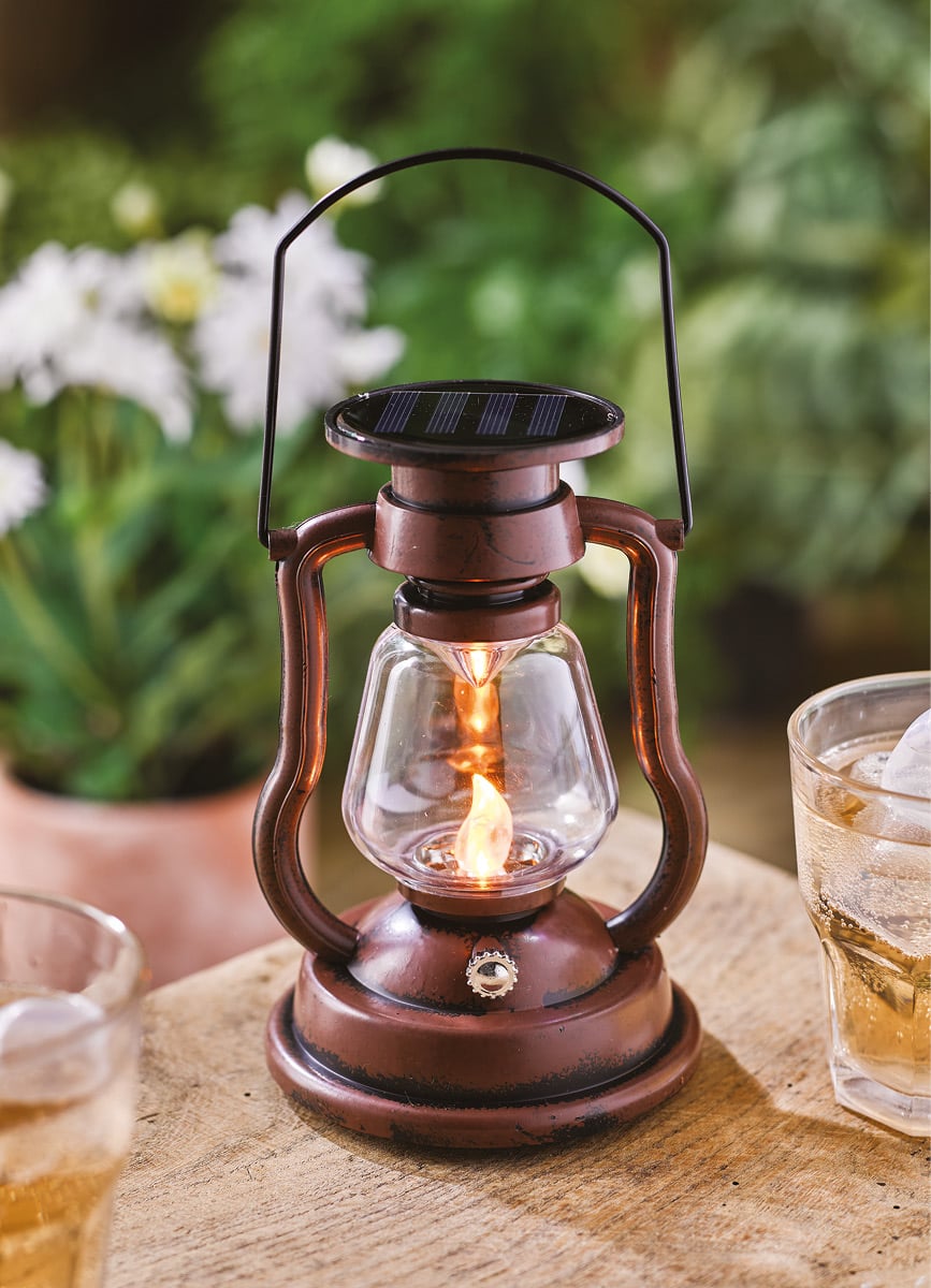 Brown solar lantern