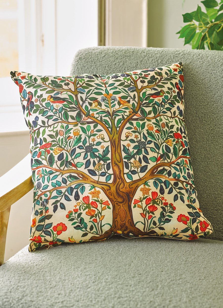Cushion depicting the Tree of Life