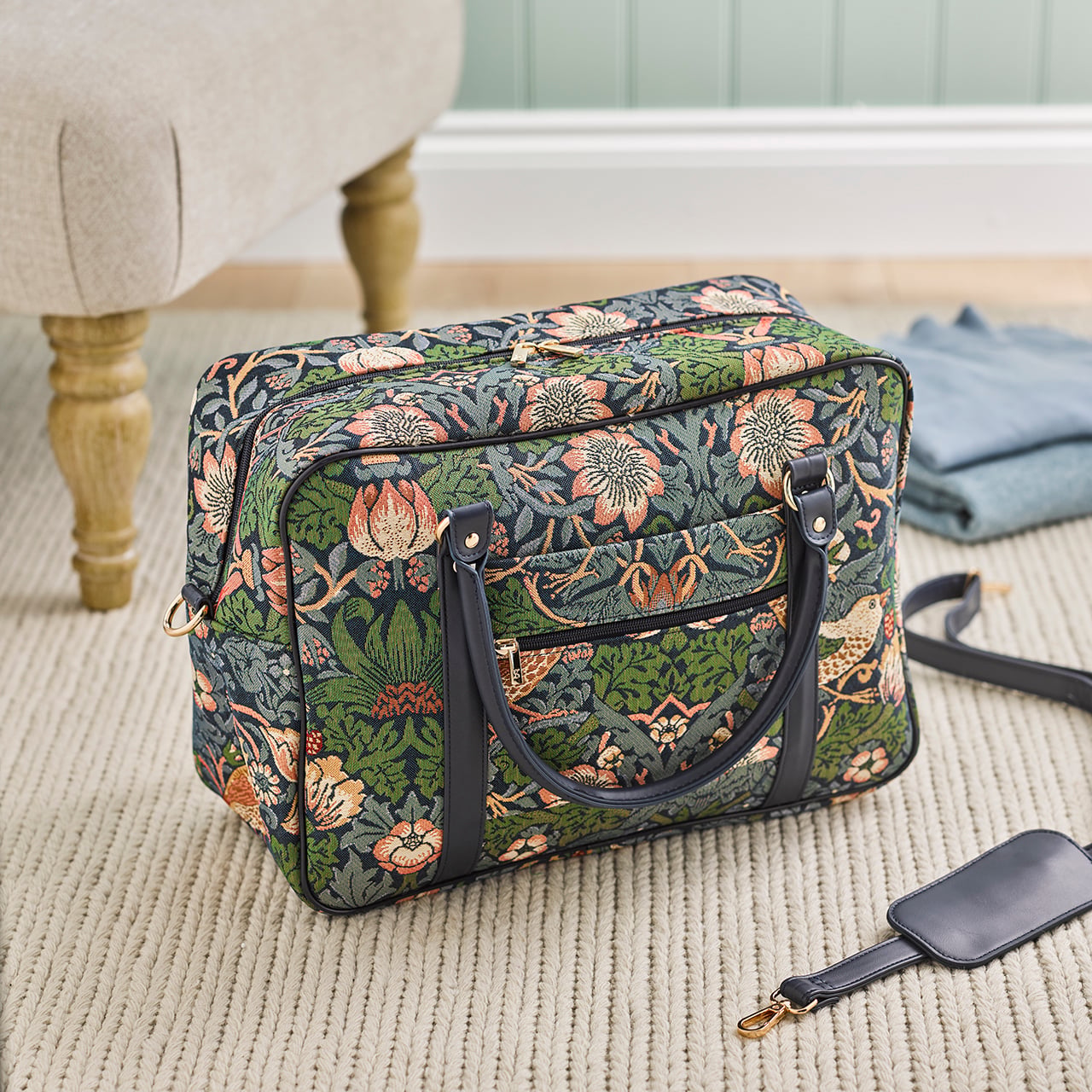 William Morris Cabin Overnight Bag