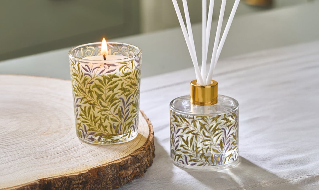 William Morris Willow Bough Candle and Diffuser Set