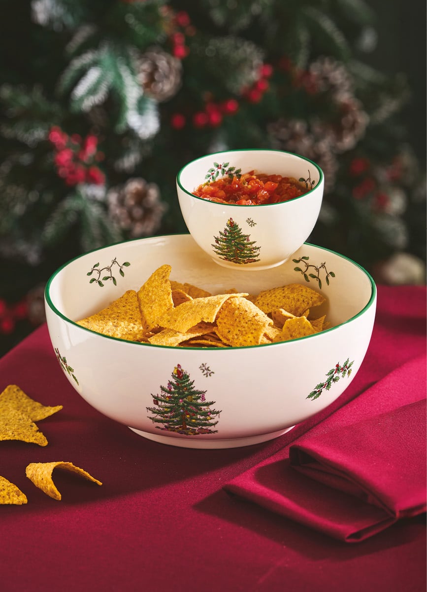 Christmas Tree Tiered Chip ‘n’ Dip