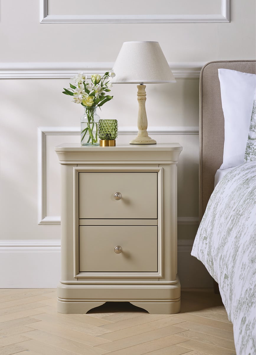 Lovell 2-Drawer Bedside Table