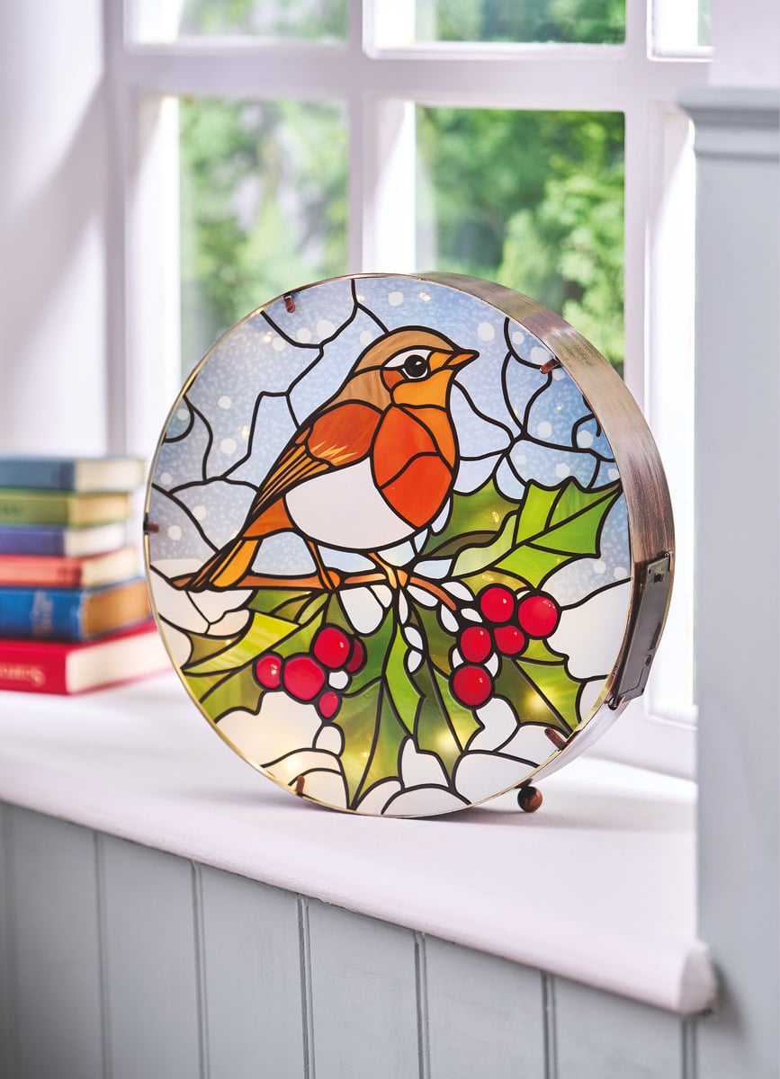 Festive Robin Light