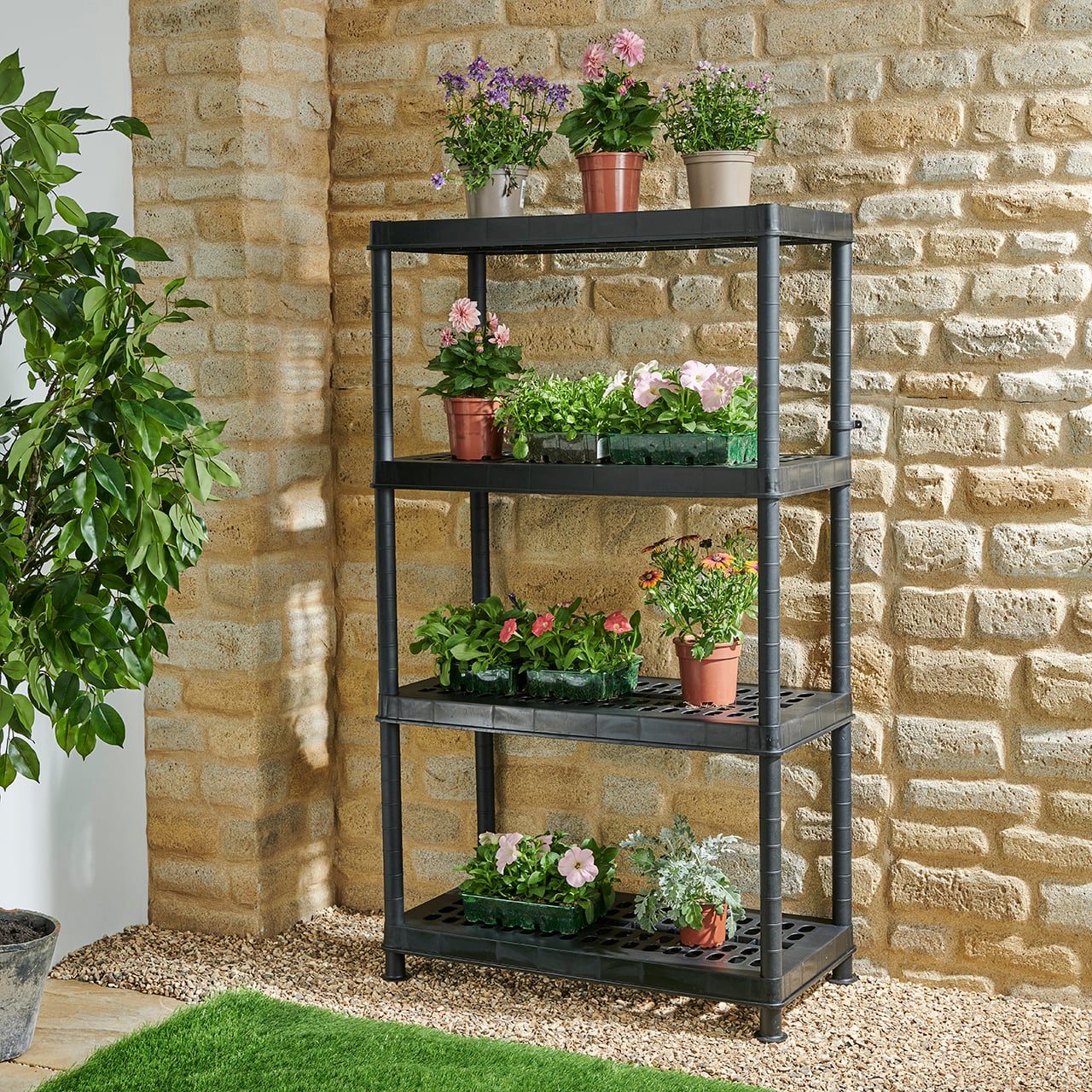 Heavy Duty Ventilated Plastic Shelving