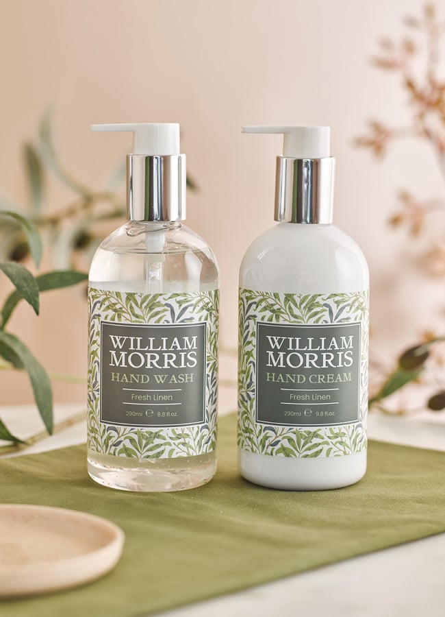 William Morris hand wash and William Morris hand cream