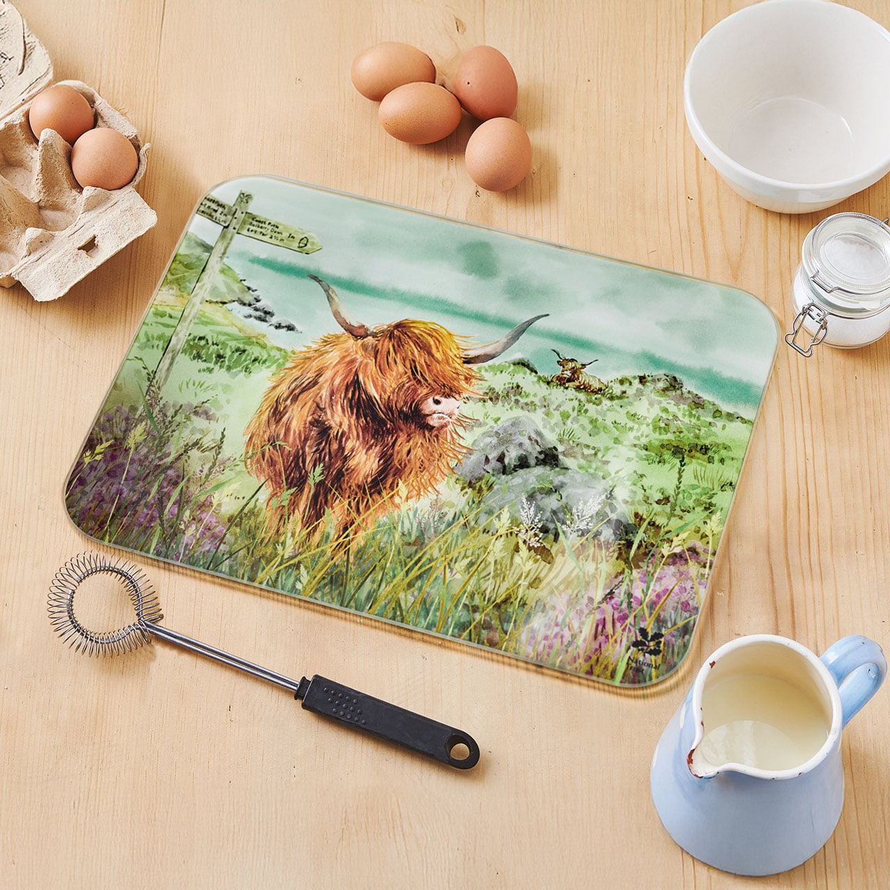 National Trust Worktop Saver - Highland Cow
