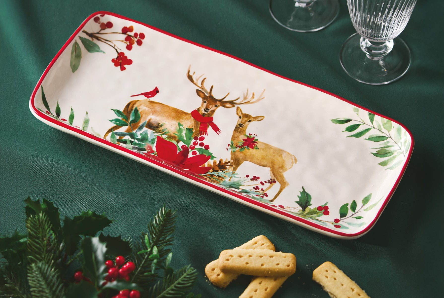 Reindeer Serving Platter