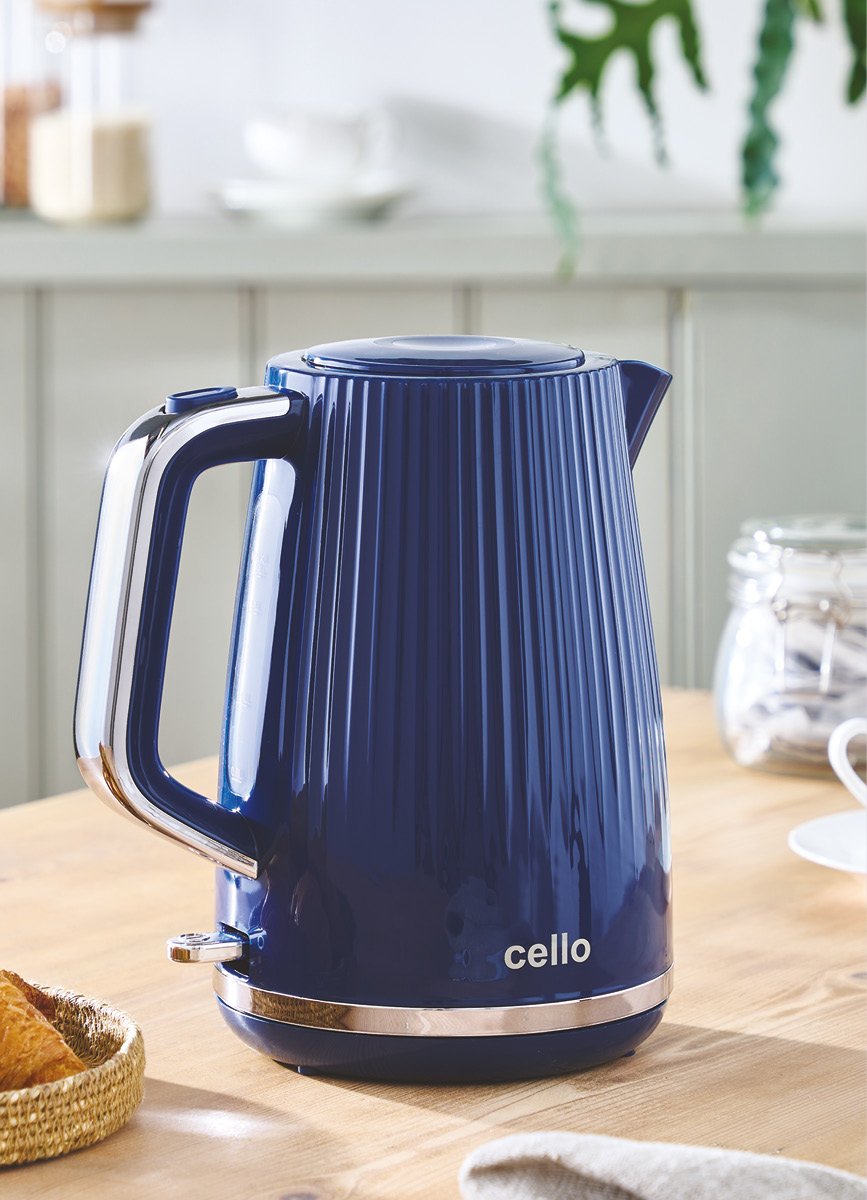 Navy blue kettle