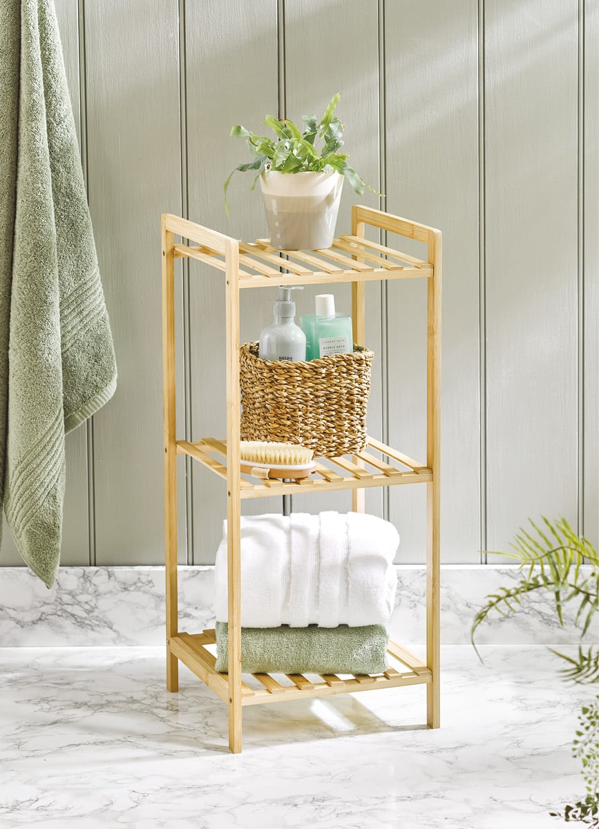 3-Tier Bamboo Storage Shelf
