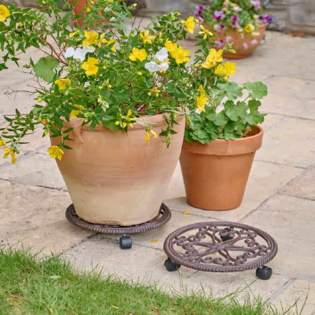 Set of 2 Cast Iron Pot Movers