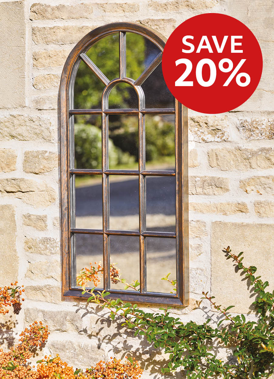 Outdoor Arched Mirror