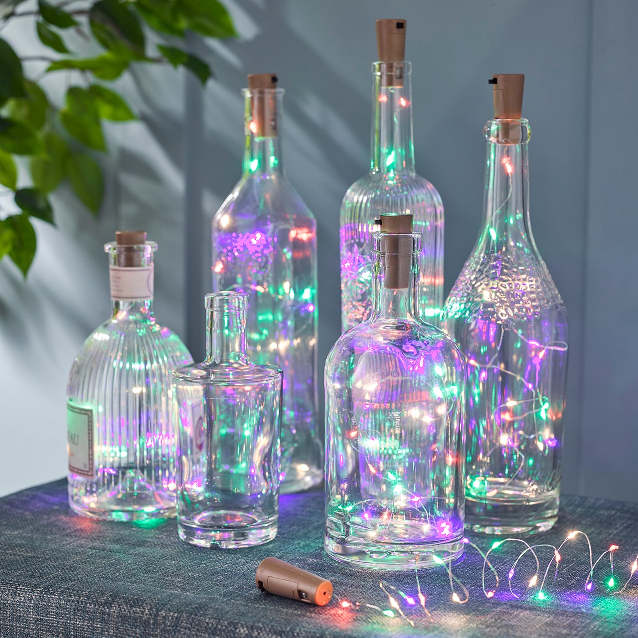 Wine Bottle Multi Colour String Lights