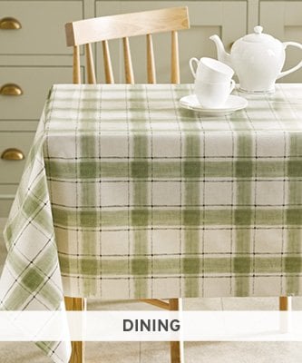 Green Check PVC Tablecloth